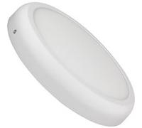 Ledkia Plafonnier LED rond métal - Blanc