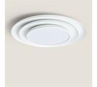 Plafonnier Led Rond Métal 30w Ø500 Mm Cct Sélectionnable Telmor Blanc