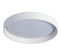 TechBrey Plafonnier LED Rond Métal 30W CCT Sélectionnable Big Broadwey Ø550 mm Blanc Blanc G