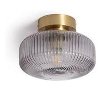 TechBrey Plafonnier Métal et Verre Windsor Doré Doré G