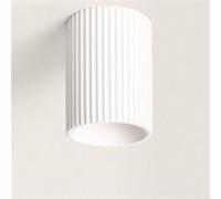 TechBrey Plafonnier Plâtre Colum Blanc Blanc