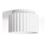 LEDKIA LIGHTING Plafonnier Plâtre Double Colum pour chambre, salon, cuisine Blanc