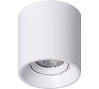 TechBrey Plafonnier Space Blanc avec Ampoule GU10 6000K Blanc froid Blanc