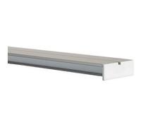 Ledkia Profilé Aluminium En Saillie Double Moulure 1 m pour Rubans LED jusqu'à 8 mm Capot