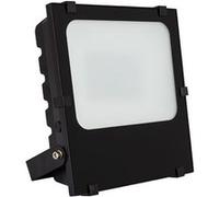 LEDKIA LIGHTING Projecteur LED 100W 145lm/W HE Frost PRO Dimmable pour jardin, terrasse, patio, 3000K Blanc chaud