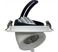 Downlight Led 10w Rond Orientable Cct 120 Lm/W Lifud Coupe Ø 80 Mm Sélectionnable (Chaud-Neutre-Froid)