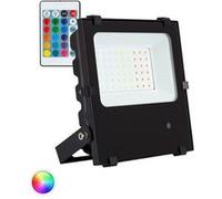 TechBrey Projecteur LED RGB 30W 135lm/W HE PRO Dimmable RGB Noir G