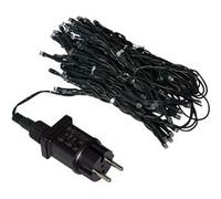 Ledkia Rideau de Guirlande LED 3m Short Noir 3000K Blanc chaud