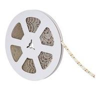 TechBrey Ruban LED 12V SMD 120 LED/m 5m 10W/m 1000lm/m Largeur 8mm Coupe 2.5cm IP65 4000K Blanc neutre Blanc