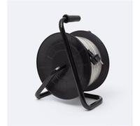 TechBrey Ruban LED 220V avec Enrouleur de 25m 10 W/m 1000 lm/m IP65 pour Chantiers et Événements 4000K Blanc neutre 25 m Noir