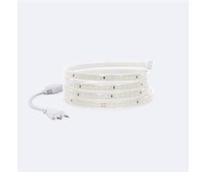 TechBrey Ruban LED Dimmable 220V SMD 120 LED/m Couleur 8.5W/m Largeur 12mm Coupe 20cm IP65 Sur mesure 4000K Blanc neutre 5 m