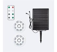 TechBrey Ruban LED Extérieur Solaire 24V DC SMD2835 60 LED/m 30m IP65 Largeur 12mm Coupe 100 cm RGB Transparent