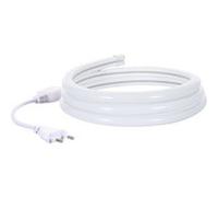 TechBrey Ruban LED Néon Dimmable 220V Bleu Semi-Circulaire 180º 7.5W/m Coupe 100cm IP67 Sur mesure 15 m Blanc G