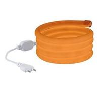 TechBrey Ruban LED Néon Dimmable 220V Orange Circulaire 360 9W/m Coupe 100cm IP67 Sur mesure 4 m Blanc G