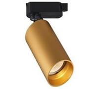 Ledkia Spot à Douille sur Rail Monophasé Lux pour Ampoule GU10 Or