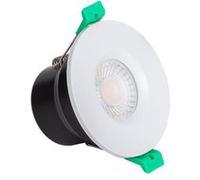 LEDKIA LIGHTING Spot Downlight Ignifuge LED 5-8W Rond Dimmable IP65 Coupe Ø 65 mm Solid Design Blanc Sélectionnable (chaud-neutre)