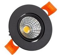 LEDKIA LIGHTING Spot Downlight LED 15W Rond COB CRI90 Coupe Ø 90 mm Noir No Flicker 4000K Blanc neutre