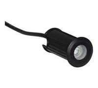 Ledkia Spot Extérieur LED Encastrable au sol 12V DC Noir Clarion 2700K Blanc chaud