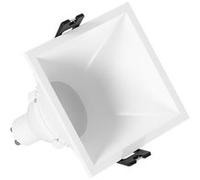 Spot Led Downlight Carré 45º Gu10 6w Coupe 85x85mm Faible Ugr Pc Noir Blanc Chaud No Flicker 3000k