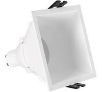 TechBrey Spot LED Downlight Carré GU10 6W Coupe 85x85mm Faible UGR PC No Flicker 4000K Blanc Blanc neutre Blanc