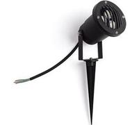 TechBrey Spot LED Extérieur 3W Gotham sur Piquet 3000K Blanc chaud Noir G