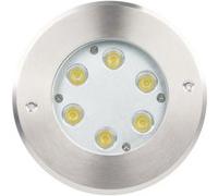 TechBrey Spot LED Extérieur 7W Encastrable au Sol 3000K Blanc chaud Argent G