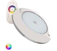TechBrey Spot LED Piscine en Saillie Inox RGBW Submersible 12V DC IP68 35W Non RGBW Argent G