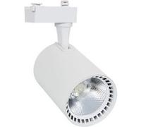 TechBrey Spot LED sur Rail Monophasé 40W Bron Blanc 3000K Blanc chaud Blanc