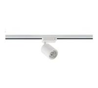 TechBrey Spot LED sur Rail Triphasé 10W Dimmable Mallet Blanc 4000K Blanc neutre Blanc