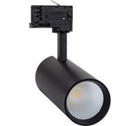 Ledkia Spot LED rail triphasé 30W - Noir