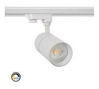 TechBrey Spot LED sur Rail Triphasé 30W Dimmable Mallet CCT Sélectionnable Blanc Blanc