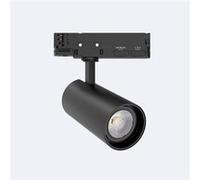 Ledkia Spot LED sur Rail Triphasé 30W Fasano Dimmable Noir 3500K Blanc chaud