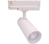 Ledkia Spot LED sur Rail Triphasé 40W Carlo CCT Sélectionnable Blanc 2700K - 3000K -