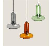 Ledkia Suspension LED 5W Aluminium et Verre Fontans Gris