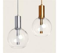 TechBrey Suspension LED 5W Métal et Verre Ludvika Chromé Chromé G