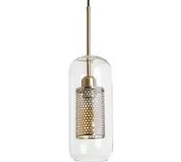 LEDKIA LIGHTING Suspension Métal et Verre Julieta Lungo Doré E27