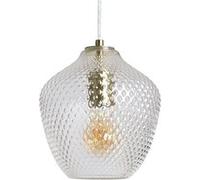 Ledkia Suspension Métal et Verre Stiklu Doré