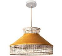 Ledkia Suspension rotin Longoria - Orange