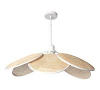 Ledkia Suspension Rotin Nirvana - Blanc