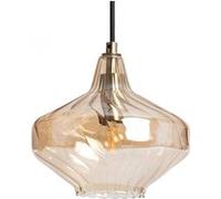 LEDKIA LIGHTING Suspension Verre Blas Ambre E14