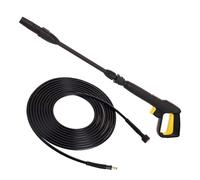 TECHKAR - Pistolet pour Nettoyeur Haute Pression avec Tuyau et Lance - Accessoires Karcher K2 K5 - Buse Réglable Vario - Click Quick Connect - 5 m - M22x1,5