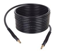 TECHKAR Tuyau d'Extension pour Nettoyeur Haute Pression - Tuyau de Rechange de 15 m - 200 Bar Compatible avec Karcher de la Série K - Click Connect - Click Connect - Rallonge pour Karcher