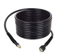 TECHKAR Tuyau d'Extension pour Nettoyeur Haute Pression - Tuyau de Rechange de 25 m - Ancien Modèle Adaptateur M22x10 mm - 200 Bar - Accessoires pour Karcher K2 K3 K4 K5 K6 K7 Home Series