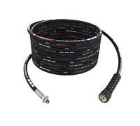 TECHKAR Tuyau pour Nettoyeur Haute Pression - Remplacement du Tuyau d'Extension Karcher - 250bar - M22x1.5 pour Kärcher HD HDS - Prise 10 mm - Longueur du Tuyau 25 m
