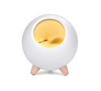 TechKidz Veilleuse Enfant Sleepy Cat - Blanc