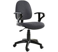 Techly Chaise de Bureau Grise