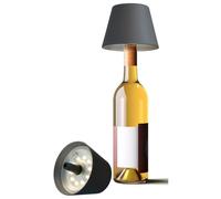 Techly I-Lamp-Bottle Abat-Jour Chambre À Coucher, Café, Salle À Manger, Hôtel, Cuisine, Salon, Restaurant Noir Acrylonitrile-Butadiène-Styrène (Abs), Caoutchouc Thermoplastique (Tpr) Noir