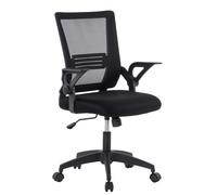 Techly ICA-CT MC003BK Chaise de bureau noire