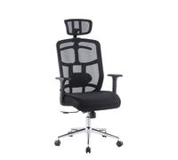 Techly ICA-CT MC020 Chaise de bureau noire