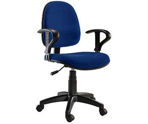 Techly - ICA-CT MC04BLU - Chaise de Bureau, en Plastique, Hauteur 40 cm, Hauteur Minimum de l’Assise 46 cm, Hauteur Maximum de l’Assise 56 cm, Largeur 380 mm - Noir